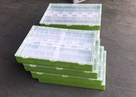Πράσινο 600*400*360mm Δυνατό να αναδιπλωθεί Δυνατό να αναδιπλωθεί πλαστικό κιβώτιο Δυνατό να συσσωρευτεί για αποθήκευση