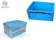 50 λίτρο που διπλώνει το πλαστικό πτυσσόμενο πλαστικό κλουβί με 4 λαβές 600 * 400 * 280
