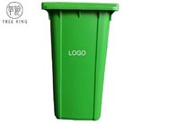 Οικογένεια 240 πλαστικά δοχεία σκουπιδιών λίτρου, κόκκινο δοχείο Wheelie του Συμβουλίου για τα απόβλητα κήπων