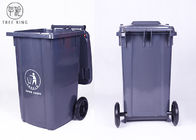 Τα γκρίζα/πράσινα μεγάλα πλαστικά Wheelie δοχεία 100Liter για τη διάθεση αποβλήτων ανακύκλωσαν υπαίθριο