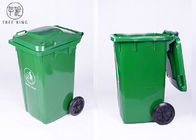 Τα γκρίζα/πράσινα μεγάλα πλαστικά Wheelie δοχεία 100Liter για τη διάθεση αποβλήτων ανακύκλωσαν υπαίθριο