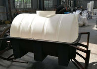 1000L Ελεύθερα όρθια Custom Roto Mold Τανκς για χονδρική αποθήκευση Οριζόντιο πόδι λευκό / μπλε