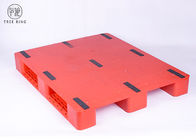 3 απλές ομαλές HDPE ολισθήσεων πλαστικές παλέτες με το φραγμό χάλυβα για το βασανισμό FP1200 * 1000