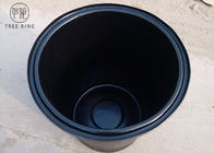Πλαστικοί κάδοι χρησιμότητας Cylinderical 16Gallon με το Μαύρο cOem επίπεδων κατώτατων σημείων M70L