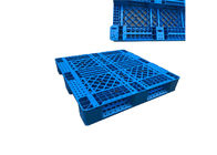 Virgin PP Rackable 1111 μπλε πλαστικές παλέτες με 3 ολισθήσεις για Forklift ραφιών, φορτίο 1000Kg
