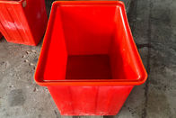 Κόκκινη βαρέων καθηκόντων δεξαμενή νερού δοχείων ανακύκλωσης 160L πλαστική για τα ψάρια Fram Aquaponic