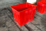 Κόκκινη βαρέων καθηκόντων δεξαμενή νερού δοχείων ανακύκλωσης 160L πλαστική για τα ψάρια Fram Aquaponic