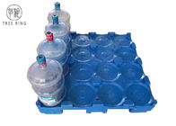 Ενιαία αντιμέτωπη Stackable ισορροπία 16 παλετών μπουκαλιών πολυ μπουκάλια νερό 5 γαλονιών για την υπεραγορά