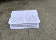 Διατρυπημένο HDPE πλαστικό πτυσσόμενο πλαστικό κλουβί δίσκων για το ψωμί και τα ψάρια 600*420*145