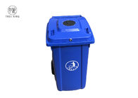 100 ο υπολοχαγός Plastic Rubbish Bins Waste Wheelie δοχείο 120 λίτρο με την κλειδαριά και το λαστιχένιο πώμα