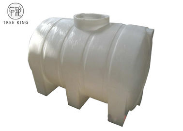 1000L Ελεύθερα όρθια Custom Roto Mold Τανκς για χονδρική αποθήκευση Οριζόντιο πόδι λευκό / μπλε