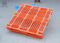 P1212 βιομηχανική ανακύκλωσης πλαστική παλέτα Rackable για το ενιαίο πρόσωπο συσκευασίας αποθηκών εμπορευμάτων