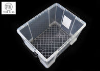 Σαφές/διαφανές πτυσσόμενο πλαστικό κλουβί ελαφρύ 45l για το γραφείο