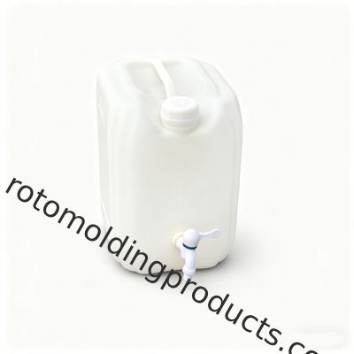 Ορθογώνιο δοχείο βενζίνης χωρητικότητας 20 λίτρων με βιδωτή βρύση, ανθεκτικό και μακράς διάρκειας