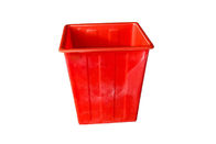 Στερεό ανθεκτικό δοχείο ανακύκλωσης εγγράφου, πλαστικά δοχεία αποβλήτων κουζινών στο κόκκινο χρώμα