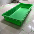 Το πράσινο χρώμα Aquaponic αυξάνεται το κρεβάτι με να αντιπροσωπεύσει τα συστήματα Greenhousr Aquaponic